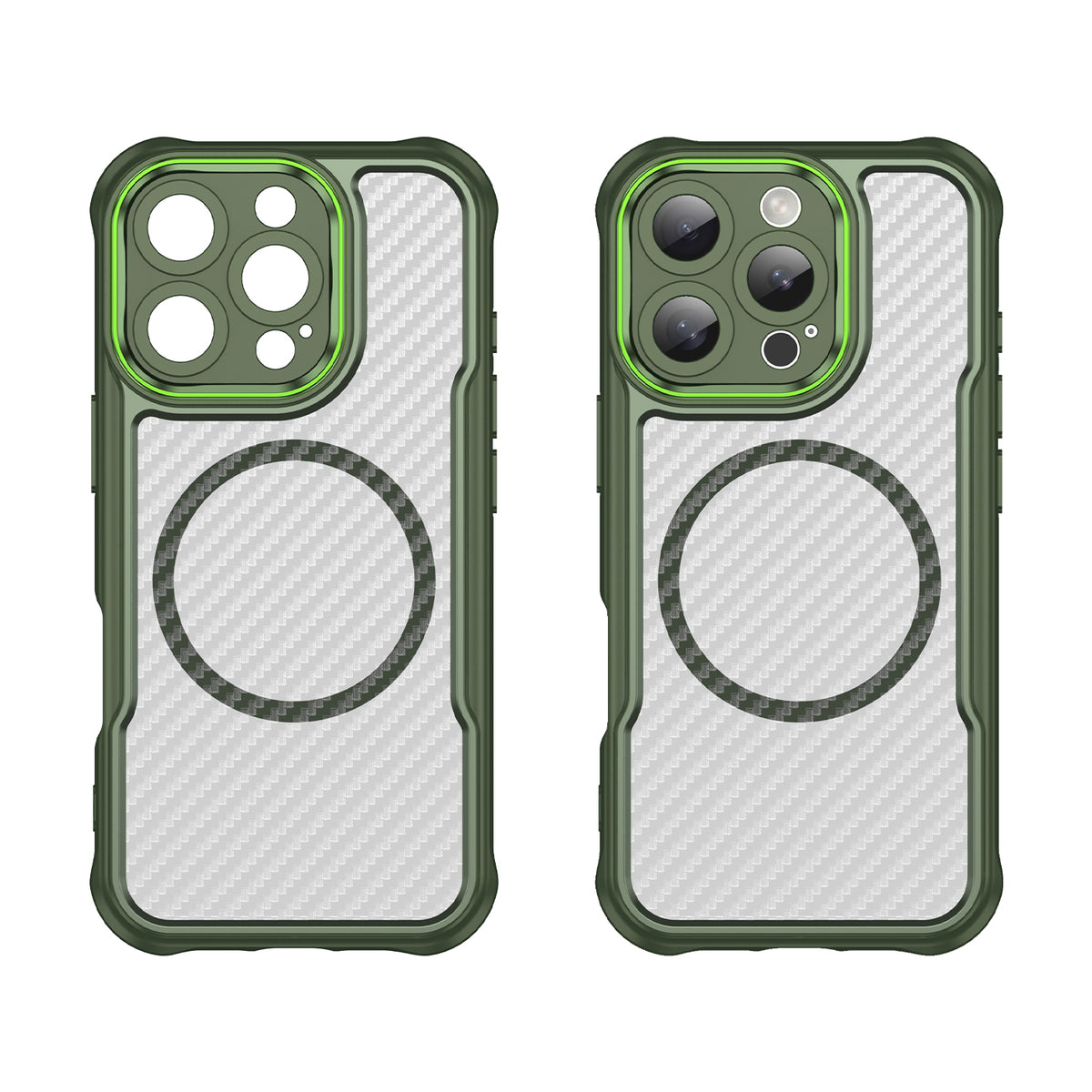 MagSafe TPU dėklas iPhone 16 Pro Max – žalias