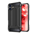 Hybrid Armor dėklas iPhone 16 – juodas