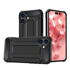 Hybrid Armor dėklas iPhone 16 Plus – juodas