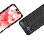 Hybrid Armor dėklas iPhone 16 Plus – juodas