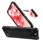 Hybrid Armor dėklas iPhone 16 Pro Max – juodas