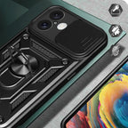 Hybrid Armor Camshield dėklas iPhone 16 – mėlynas
