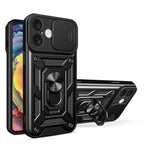 Hybrid Armor Camshield dėklas iPhone 16 Plus – mėlynas