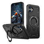 MagSafe dėklas iPhone 16 Plus Hybrid Armor Trendy – juodas