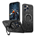 MagSafe dėklas iPhone 16 Pro Max – juodas Hybrid Armor Trendy