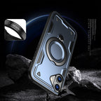 MagSafe dėklas iPhone 16 – mėlynas Hybrid Armor Trendy