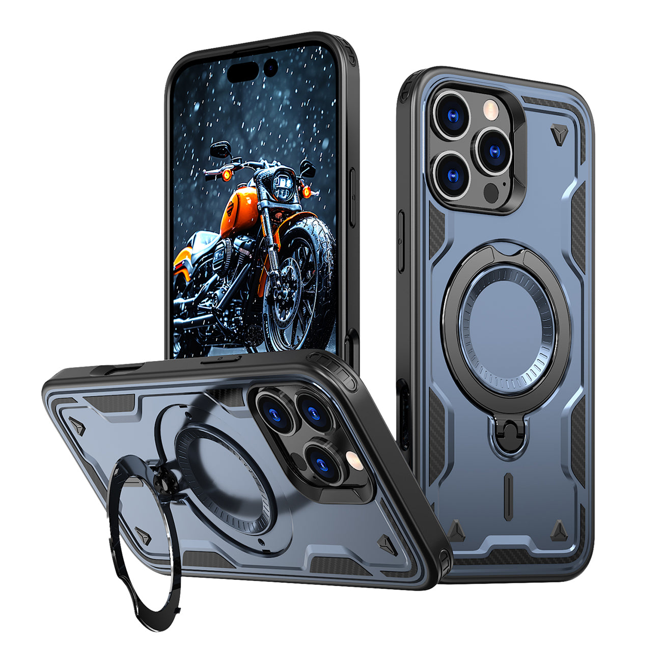 MagSafe dėklas iPhone 16 Pro Max – mėlynas
