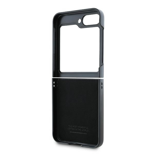 BMW Carbon Tricolor dėklas Samsung Galaxy Z Flip6 – juodas