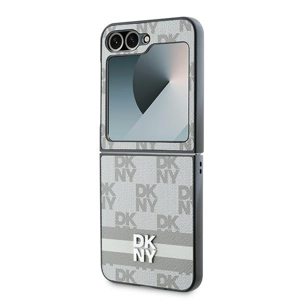 DKNY dėklas Samsung Galaxy Z Flip6 – smėlinis