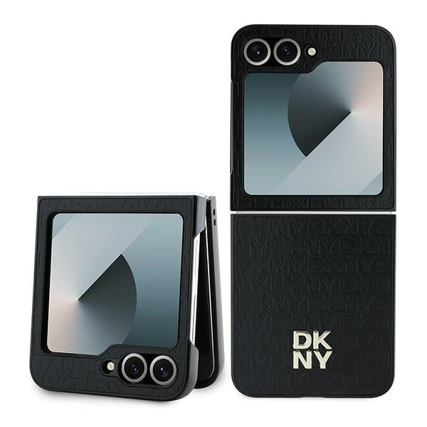 DKNY hardcase dėklas Samsung Galaxy Z Flip6 – juodas
