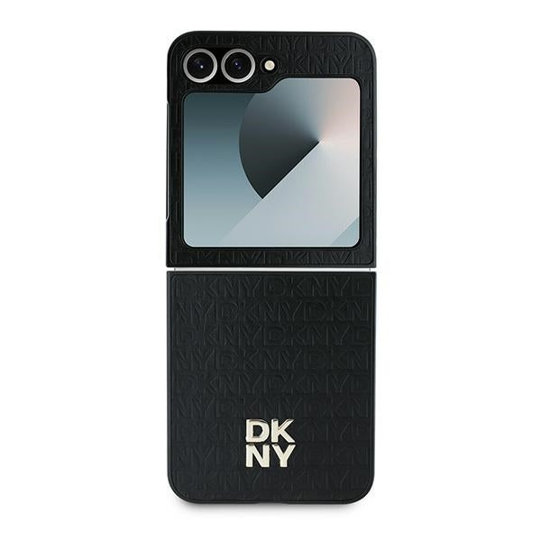 DKNY hardcase dėklas Samsung Galaxy Z Flip6 – juodas