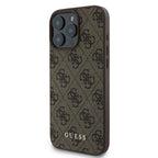 Guess 4G Classic iPhone 16 Pro dėklas - Rudas -- iPhone 16 Pro