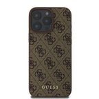 Guess 4G Classic iPhone 16 Pro dėklas - Rudas -- iPhone 16 Pro