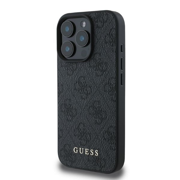 Guess 4G Classic iPhone 16 Pro dėklas - Juodas -- iPhone 16 Pro