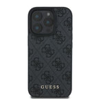 Guess 4G Classic iPhone 16 Pro dėklas - Juodas -- iPhone 16 Pro