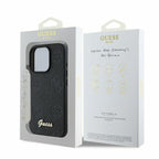 Guess 4G Classic iPhone 16 Pro dėklas - Juodas -- iPhone 16 Pro