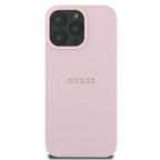 Guess MagSafe dėklas iPhone 15 Pro Max – rožinis