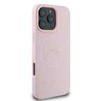 Guess MagSafe dėklas iPhone 15 Pro Max – rožinis