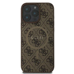 Guess MagSafe dėklas iPhone 16 Pro – rudas