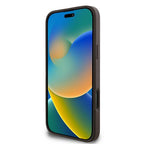 Guess MagSafe dėklas iPhone 16 Pro – rudas
