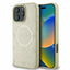 Guess MagSafe dėklas iPhone 16 Pro – auksinis