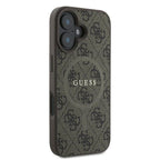 Guess MagSafe dėklas iPhone 16 Plus – rudas (4G Ring)