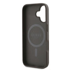 Guess MagSafe dėklas iPhone 16 Plus – rudas (4G Ring)