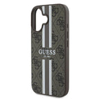 Guess MagSafe dėklas iPhone 16 Plus – rudas
