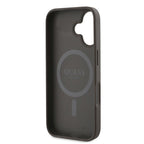 Guess MagSafe dėklas iPhone 16 Plus – rudas