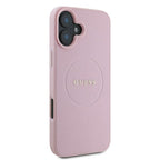 Guess MagSafe dėklas iPhone 16 Plus – rožinis