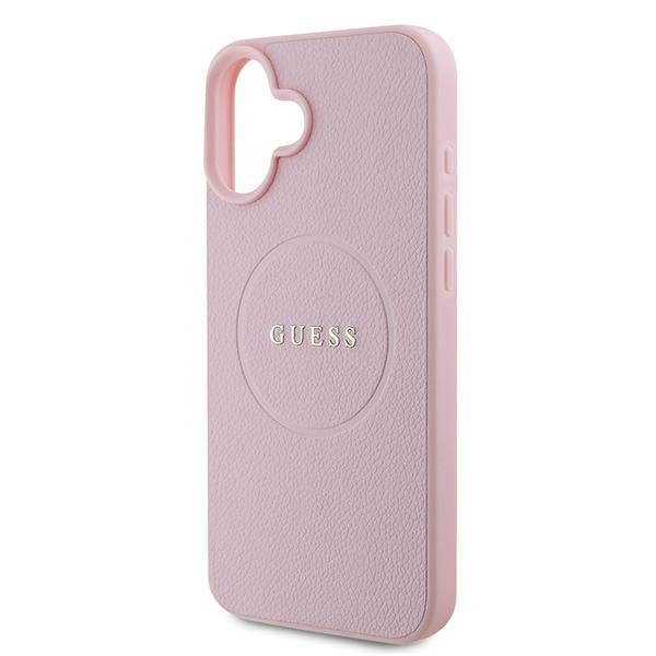 Guess MagSafe dėklas iPhone 16 Plus – rožinis