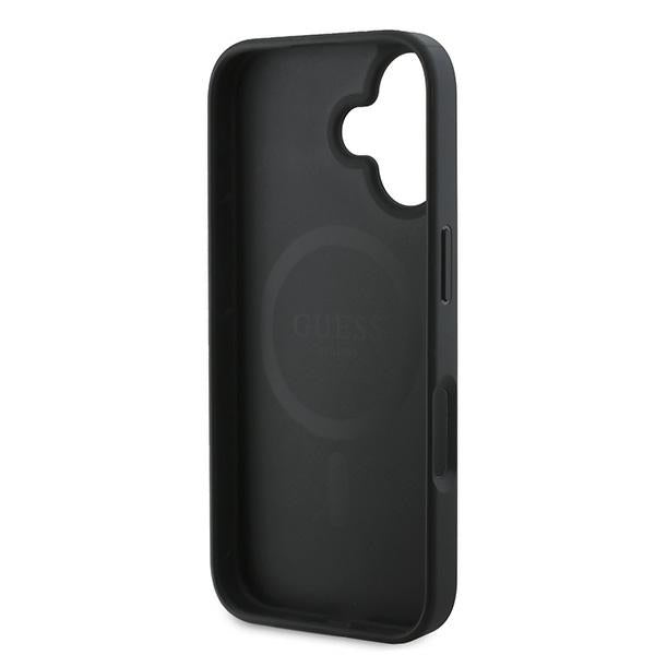 Guess MagSafe dėklas iPhone 16 Plus – juodas