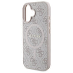 Guess MagSafe dėklas iPhone 16 – rožinis