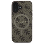 Guess MagSafe dėklas iPhone 16 6,1″ – rudas