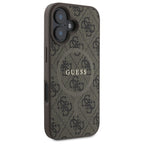 Guess MagSafe dėklas iPhone 16 6,1″ – rudas