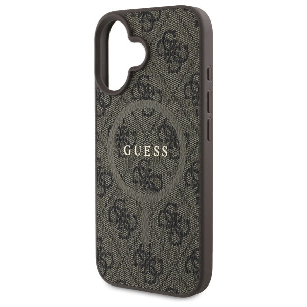 Guess MagSafe dėklas iPhone 16 6,1″ – rudas