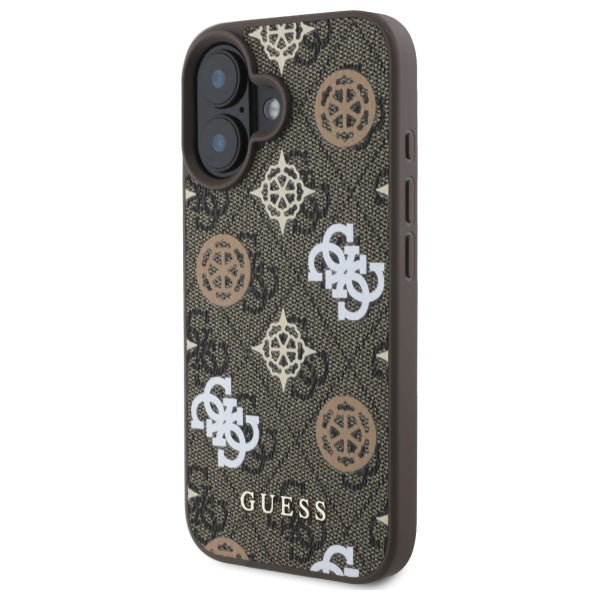 Guess MagSafe dėklas iPhone 16 6.1 – rudas -- iPhone 16