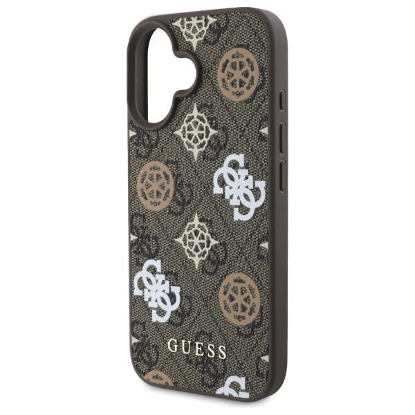 Guess MagSafe dėklas iPhone 16 6.1 – rudas -- iPhone 16