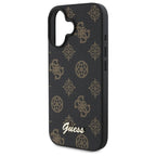 Guess Peony Script MagSafe dėklas iPhone 16 – juodas