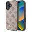 Guess Peony Script MagSafe dėklas iPhone 16 – rudas