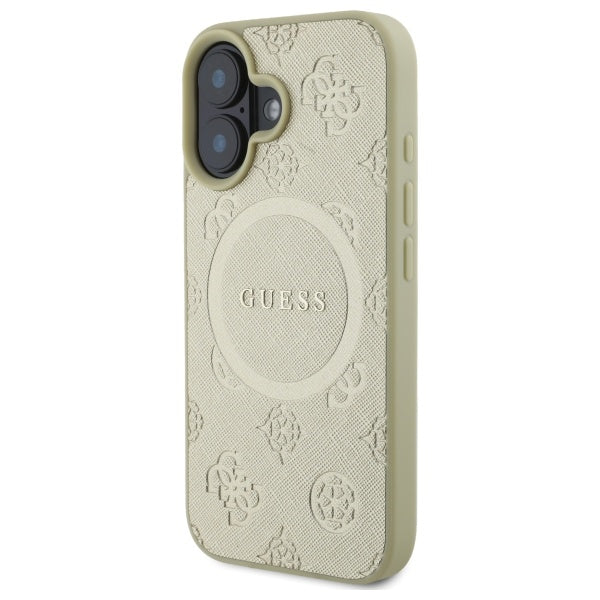 Guess MagSafe dėklas iPhone 16 (6,1") – auksinis