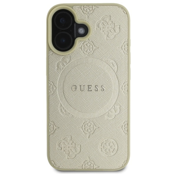 Guess MagSafe dėklas iPhone 16 (6,1") – auksinis