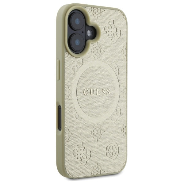 Guess MagSafe dėklas iPhone 16 (6,1") – auksinis