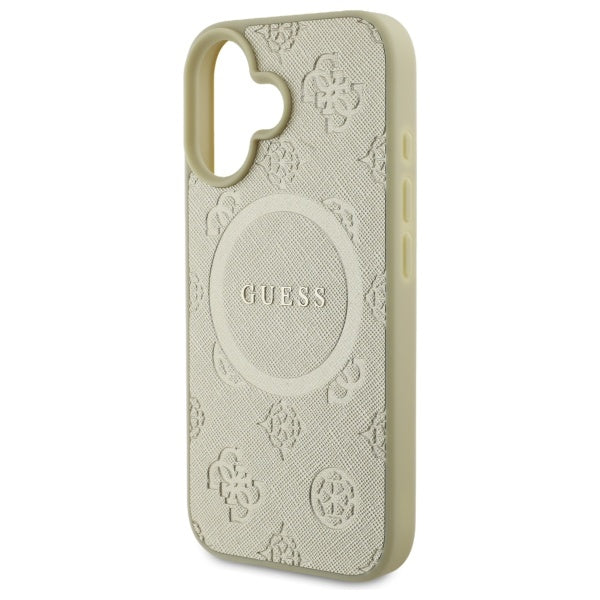 Guess MagSafe dėklas iPhone 16 (6,1") – auksinis