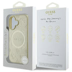 Guess MagSafe dėklas iPhone 16 (6,1") – auksinis