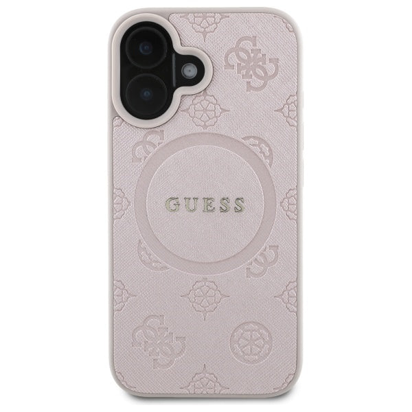 Guess MagSafe dėklas iPhone 16 – rožinis