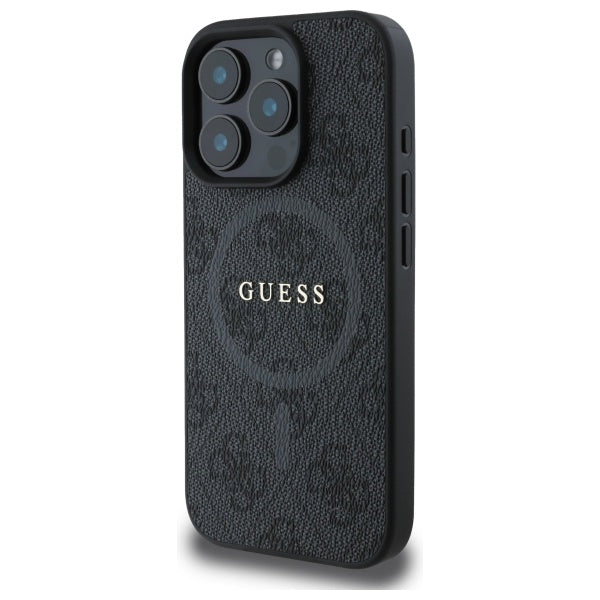 Guess MagSafe dėklas iPhone 16 Pro Max – juodas