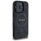 Guess MagSafe dėklas iPhone 16 Pro Max – juodas