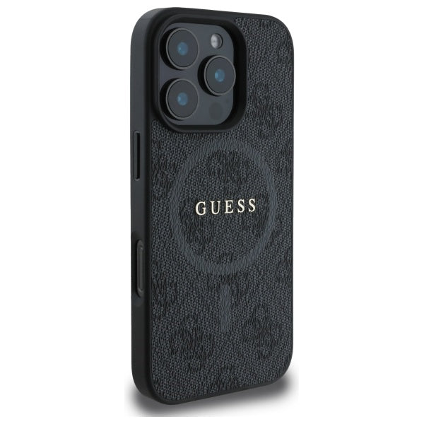 Guess MagSafe dėklas iPhone 16 Pro Max – juodas