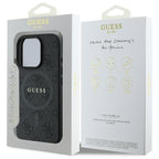 Guess MagSafe dėklas iPhone 16 Pro Max – juodas
